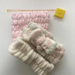 洗顔、メイク用ヘアバンド3点セット