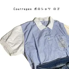クレージュ Courreges ポロシャツ 希少 ロゴ
