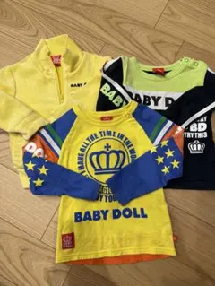 ⭐︎まとめ売り⭐︎80サイズBABYDOLL ロングTシャツ、ベロアジャケット