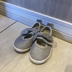 プティマイン⭐︎シルバーリボン付シューズ