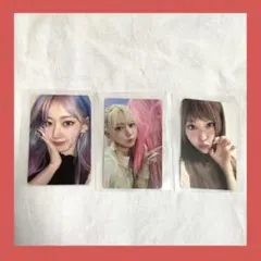 【LESSERAFIM 】SAKURA サクラ　CRAZYトレカ3枚セット