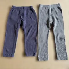 リブ素材 ボトムス 100cm UNIQLO 子供時代