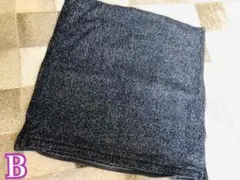 【無印良品】クッションカバー／ブルー／ウール