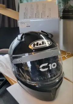 HJC C10 フルフェイスヘルメット ホワイト/ブラック 2XS - メルカリ