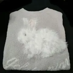 ベビモコラビットジャガードプルオーバー ジェラートピケ ジェラピケ うさぎ