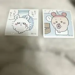 치이카와 인감 스티커 헌책방 게짱 모모가 3장 세트