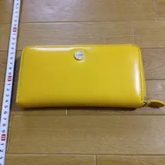 水晶院金運財布　山吹色 長財布 エンボスデザインのサムネイル