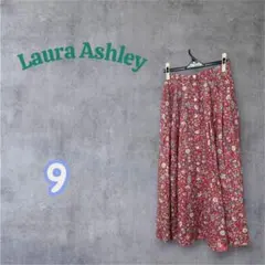 Laura Ashley ローラアシュレイ　ヴィンテージ　花柄フレアスカート 9