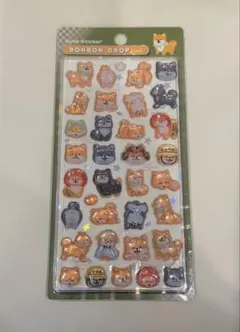 国内正規品 ボンボンドロップシール 柴犬 芝犬 和柄 クーリア オリジナル