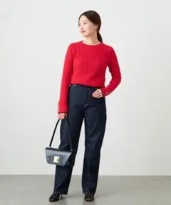 ★極美品★ イエナ　ミニケーブルニットプルオーバー
