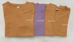 mont-bell モンベル　ウィックロンクールTシャツ　ジュニア　４枚セット