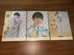 【まとめ売り可能】五百城茉央 3種コンプ 生写真 2022浴衣