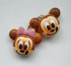 ミニーマウス・ミッキーマウス キーホルダー