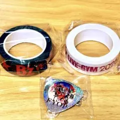 B'z FYOP ガチャ マスキングテープ [黒][白] ピックバッジ