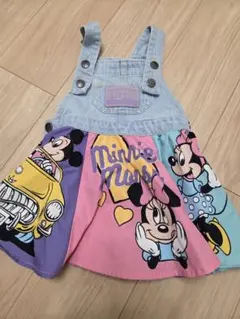 LITTC ディズニー ミニーマウス ジャンパースカート 90
