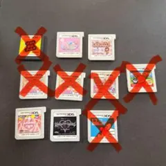 3DS ソフト 4点まとめ売り 中古品