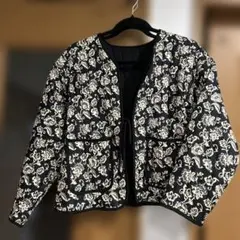 natural by clipリバーシブルプリント中綿ジャケット