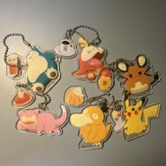 コメダ珈琲 ポケモン アクリルキーホルダー 6種セット