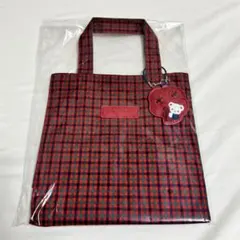 新品未使用タグ付き　 ファミリア　トートバッグ　小　赤系ファミリアチェック