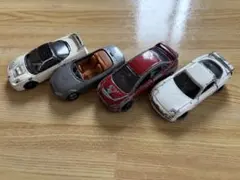 ジャンクトミカ　国産スポーツカー4台まとめセット