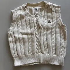 baby GAP ベビーベスト 6-12 months アイボリー