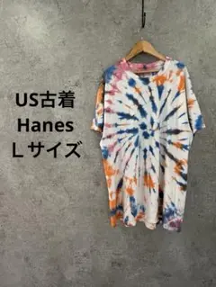 Hanes タイダイTシャツ L US古着 ビッグ