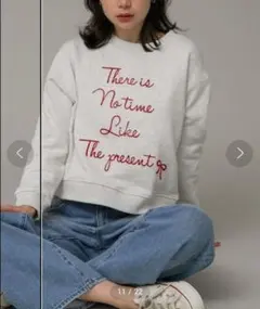 URBAN RESEARCH Sonny Label 長袖 スウェット 刺繍