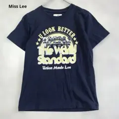 Miss Lee グラフィックTシャツ ネイビーのサムネイル