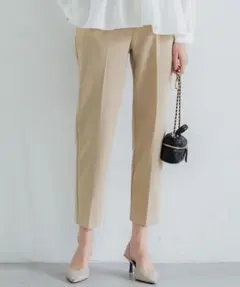 【美品】【大人気完売品】coca ハイウエストタックテーパードパンツ