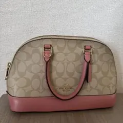 COACH シグネチャー ハンドバッグ ピンク