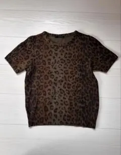 Hysteric Glamour レオパード柄 半袖ニット　ヒョウ柄のサムネイル