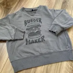 UNIQLO BURGER MAKER スウェット グレー 120cmのサムネイル
