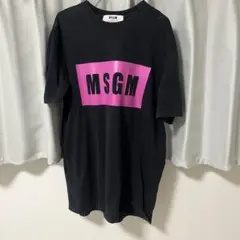 最終値下げ MSGM ロゴプリント Tシャツ ブラック Mサイズのサムネイル