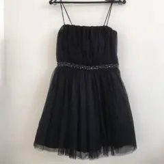 新品 リエンダ rienda ミニドレス ミニワンピ ブラック ビジュー