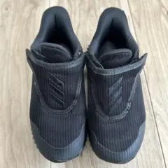 【やや美品】adidas アディダス キッズスニーカー　ブラック 16cm