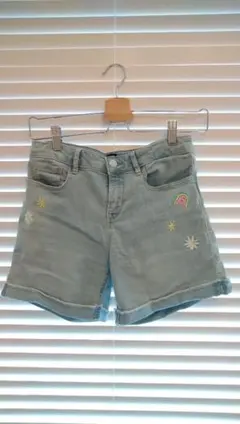 【美品】GAP KIDS ショートデニム 160cm