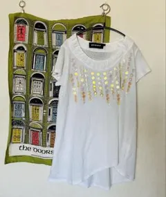 gomme　樹脂カボション付きTシャツのサムネイル