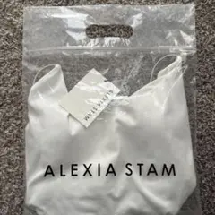 【新品未使用】ALEXIA STAM アリシアスタン キャミソール ホワイト Mのサムネイル
