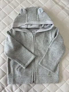 GAP グレー 耳付きフードパーカー 100cm