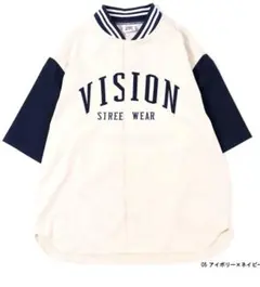 VISION STREET WEAR カレッジスタジャンシャツ