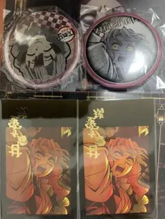 鬼滅の刃 ダイニング お楽しみくじ 箔押しチェキ風ブロマイド 甘露寺蜜璃 バッジ