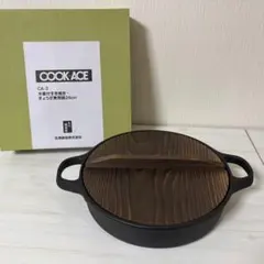 【新品】① 及源鋳造 COOK-ACE すき焼き・ぎょうざ兼用鍋 24cmのサムネイル