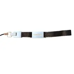 DUNHILL ブラックレザーキーホルダーのサムネイル