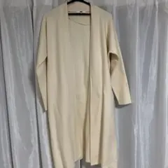 UNIQLO アイボリー ロングカーディガン
