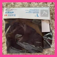 AIRism UVカット パフォーマンスサポートタイツ L ブラック