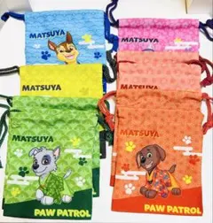 松屋　パウパトロールPAW PATROL 巾着袋 10枚 セットのサムネイル