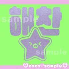 ♡H144♡NCT127 DREAM ヘチャン 草鈍器 ペンライト ステッカー