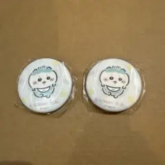 ちいかわベビー おねんね缶バッジ ハチワレ 2個セット