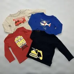 長袖Tシャツ 4枚セット