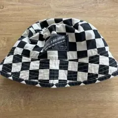 新品未使用 52cm BREEZE ブリーズ バケットハット 市松模様 チェック